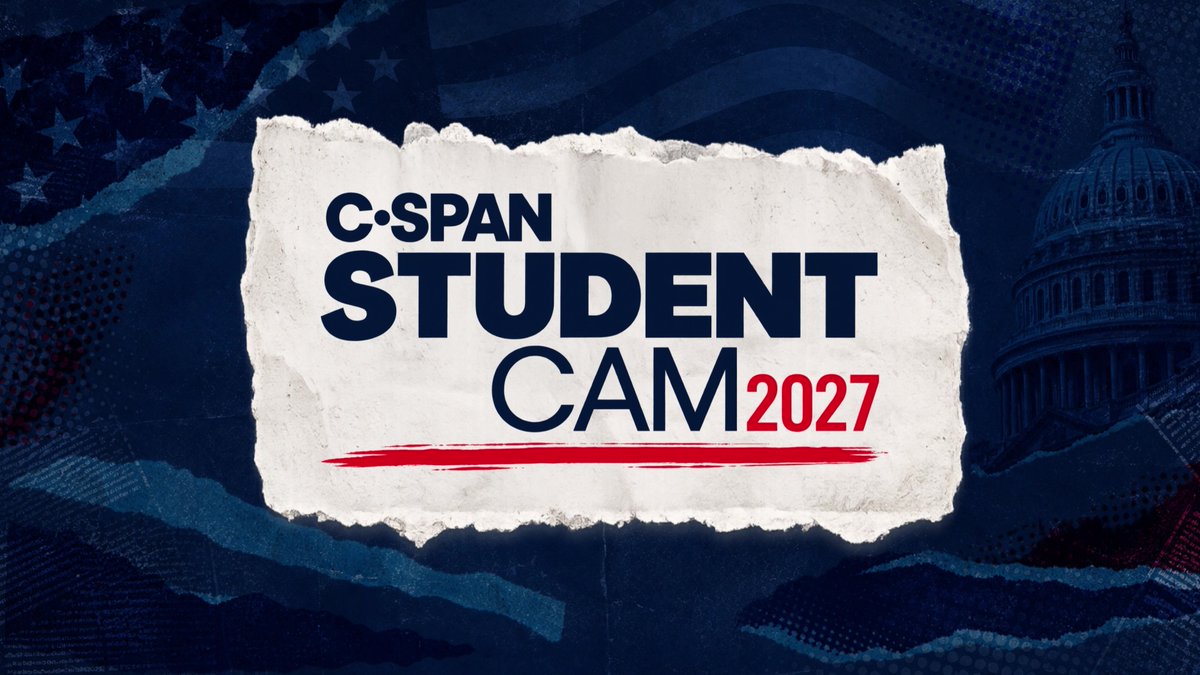 CSPANClassroom's tweet photo. Hey, students! Yeah, you! Have you started working on your @CSPAN #StudentCam entry yet?

Time's ticking, with just three months left until the submission deadline! Our judges are eagerly waiting to see what topics you choose for this year's documentary competition!

Get tips, tricks, and all the help you need as you vie for a piece of $100,000 in cash prizes at https://t.co/ZnrMkJ7cBF.