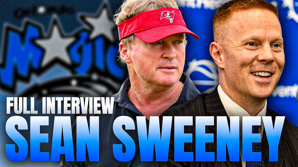 BarstoolGruden's tweet photo. The NBA season starts tomorrow and I got to do an AWESOME interview!

Brand new @OrlandoMagic head coach Sean Sweeney stopped by the FFCA and we talked all things Magic, NBA and more!

Check it out: https://t.co/1iMeLFOKVY https://t.co/hATEsJs00T