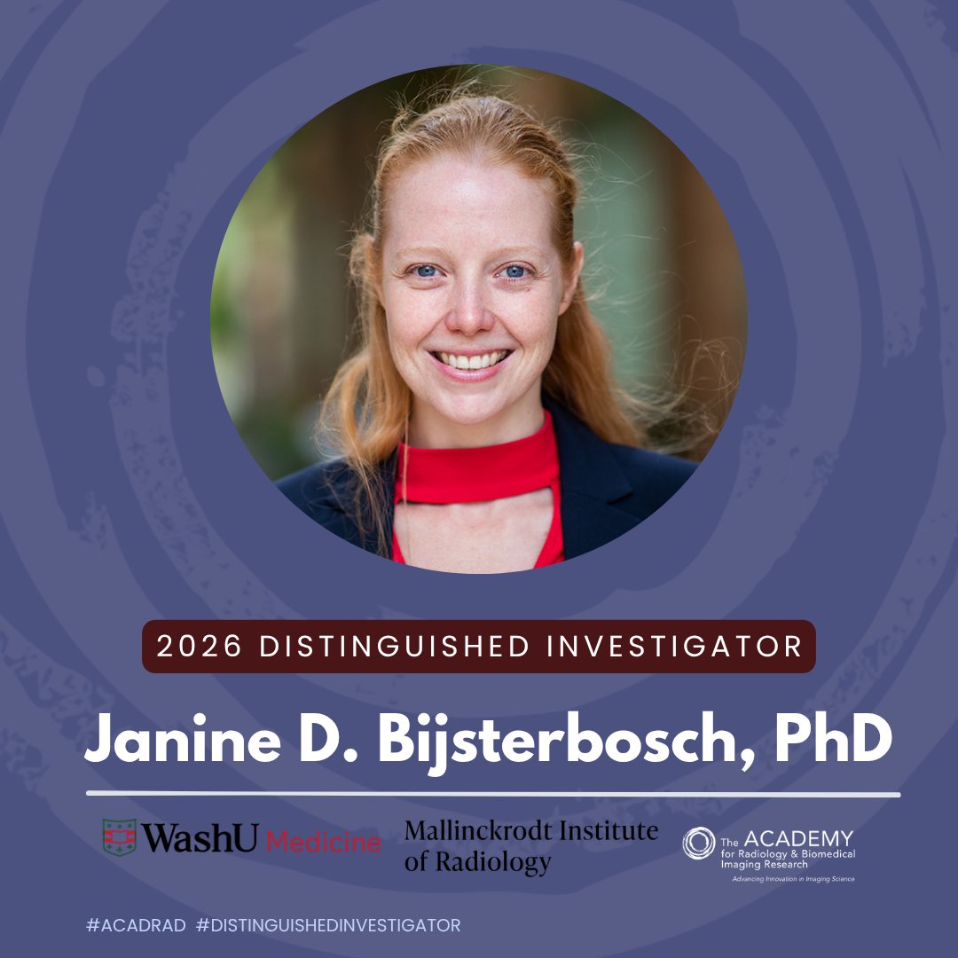 AcadRad's tweet photo. 4/5 🎉Janine Bijsterbosch, PhD @WashUMedMIR 
Uses computational neuroimaging &amp; large datasets to find brain markers of mental health: reproducible depression correlates in 6 datasets, brain profiles tied to symptom dimensions &amp; network shape/location sensitive to behavior. 👏 https://t.co/tyUKjHQNV7