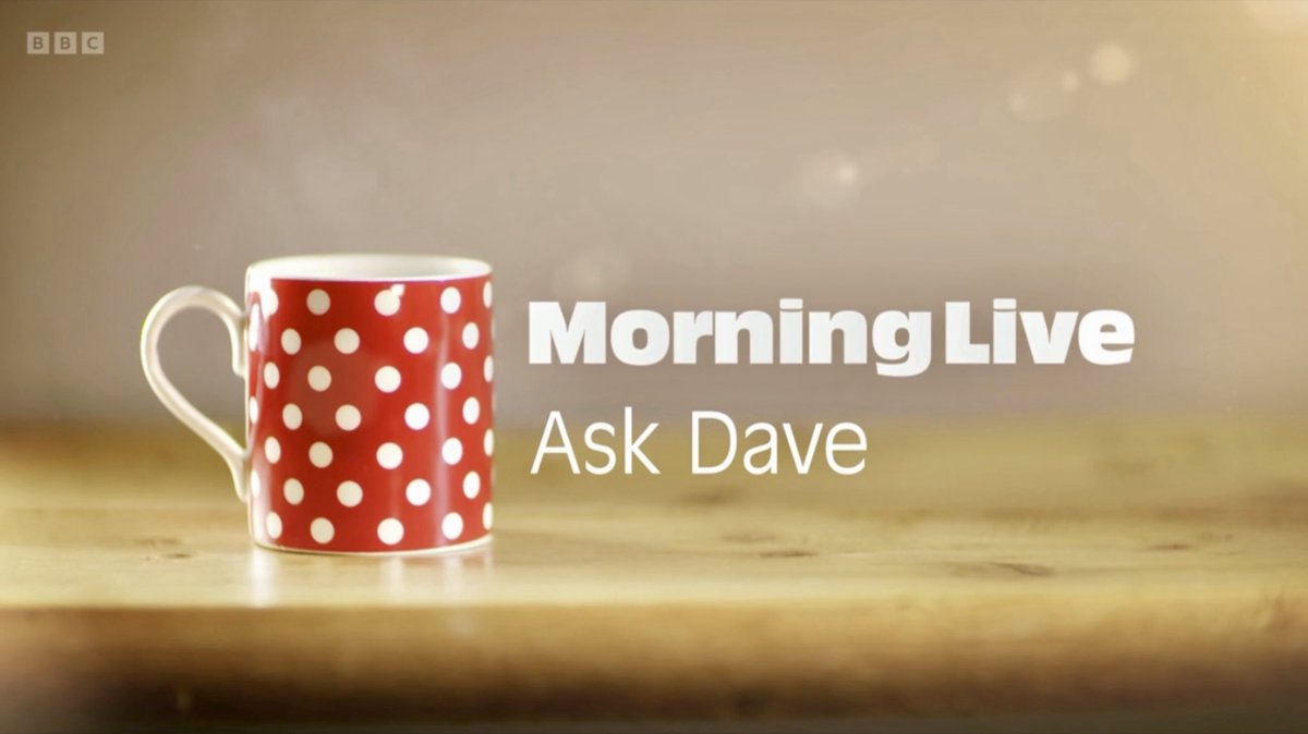 FishwickDavid's tweet photo. I'm back on the telly this week. “Ask Dave!” @BBCOne 
Answering more of the questions that’s on your mind.
@BBCMorningLive https://t.co/JFP5UhciOw