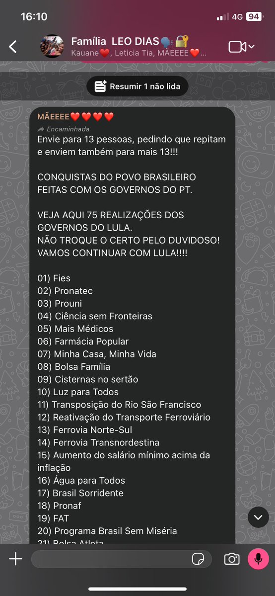 euashh's tweet photo. Na igreja da minha mãe todos votam 22, e ela estava convicto a votar 22 agora no 2º turno(no primeiro turno ela votou em branco)

Tem 2 semanas que falei com ela pra votar no Lula, pra pensar no que podia acontecer se ela votasse 22, e hoje ela encaminha a corrente:

Amém! +1🙏🏾😂 https://t.co/sTMjAllCtd