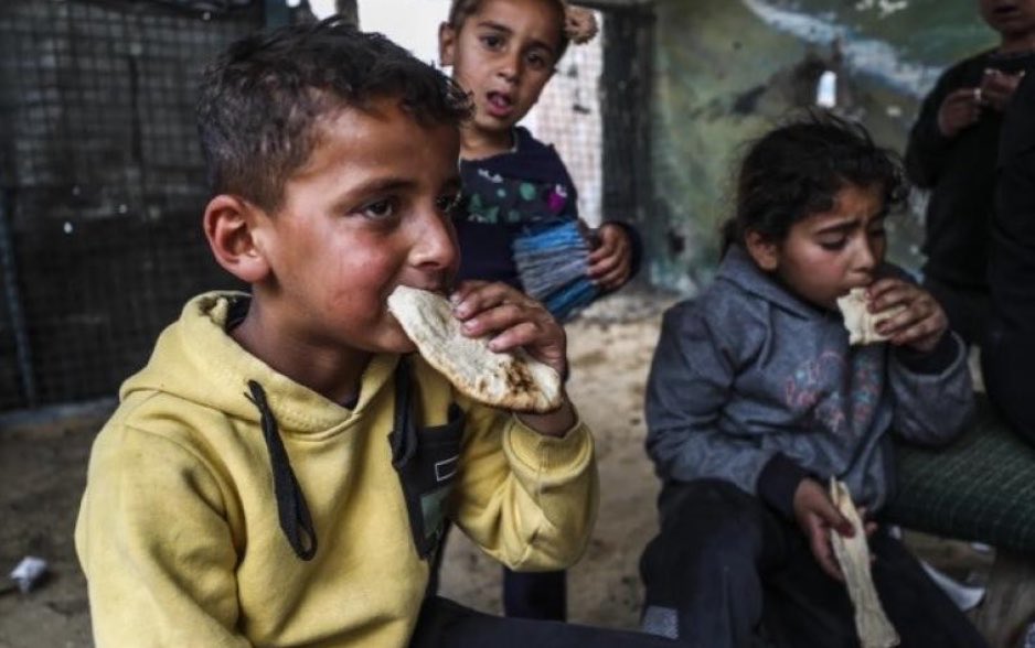 AbujomaaGaza's tweet photo. WFP stops food rations for 500,000 people in the Gaza Strip due to short funding. https://t.co/jDXG1CFfEv