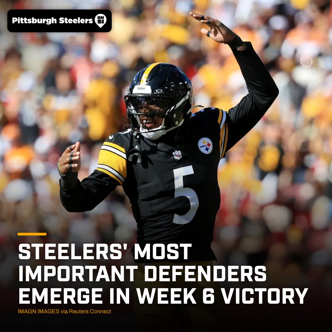 Jake_Atsby's tweet photo. During their win over the Tampa Bay Buccaneers, the two most important Steelers defenders emerged. For @AllSteelersTalk https://t.co/quVd85xDsV