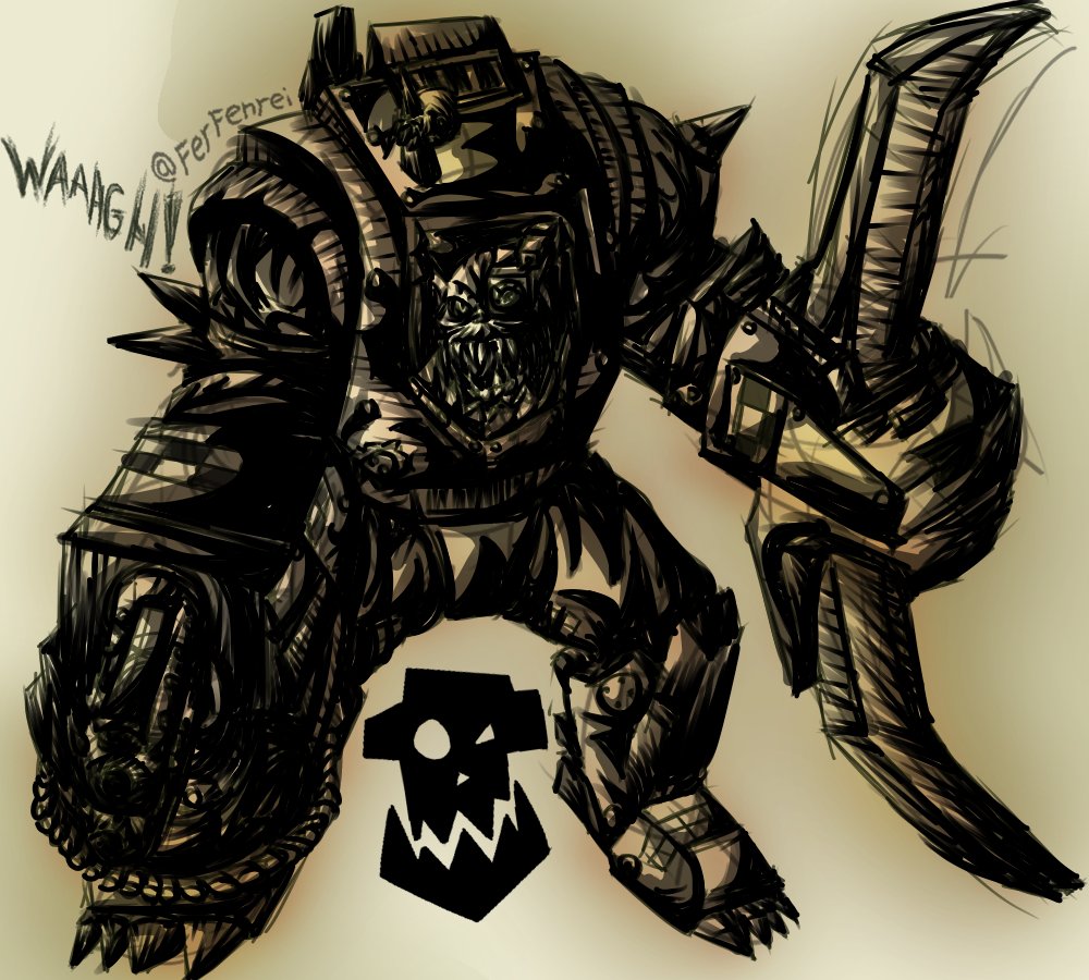 FerFenrei's tweet photo. Alter ver  

#Orktober #Waaagh #warhammer40k https://t.co/88ZOaUUbL0