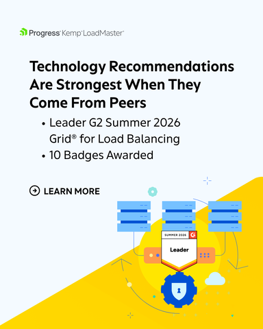 ProgressKempLM's tweet photo. Our customers say it best!

With 214 reviews, a 4.7/5 rating, and 10 badges earned across multiple categories, LoadMaster continues to be recognized by IT professionals who rely on it every day.
 
Read more: https://t.co/hpSWD0GYGE

#LoadBalancing #NetworkInfrastructure https://t.co/o5E8iLQvpH