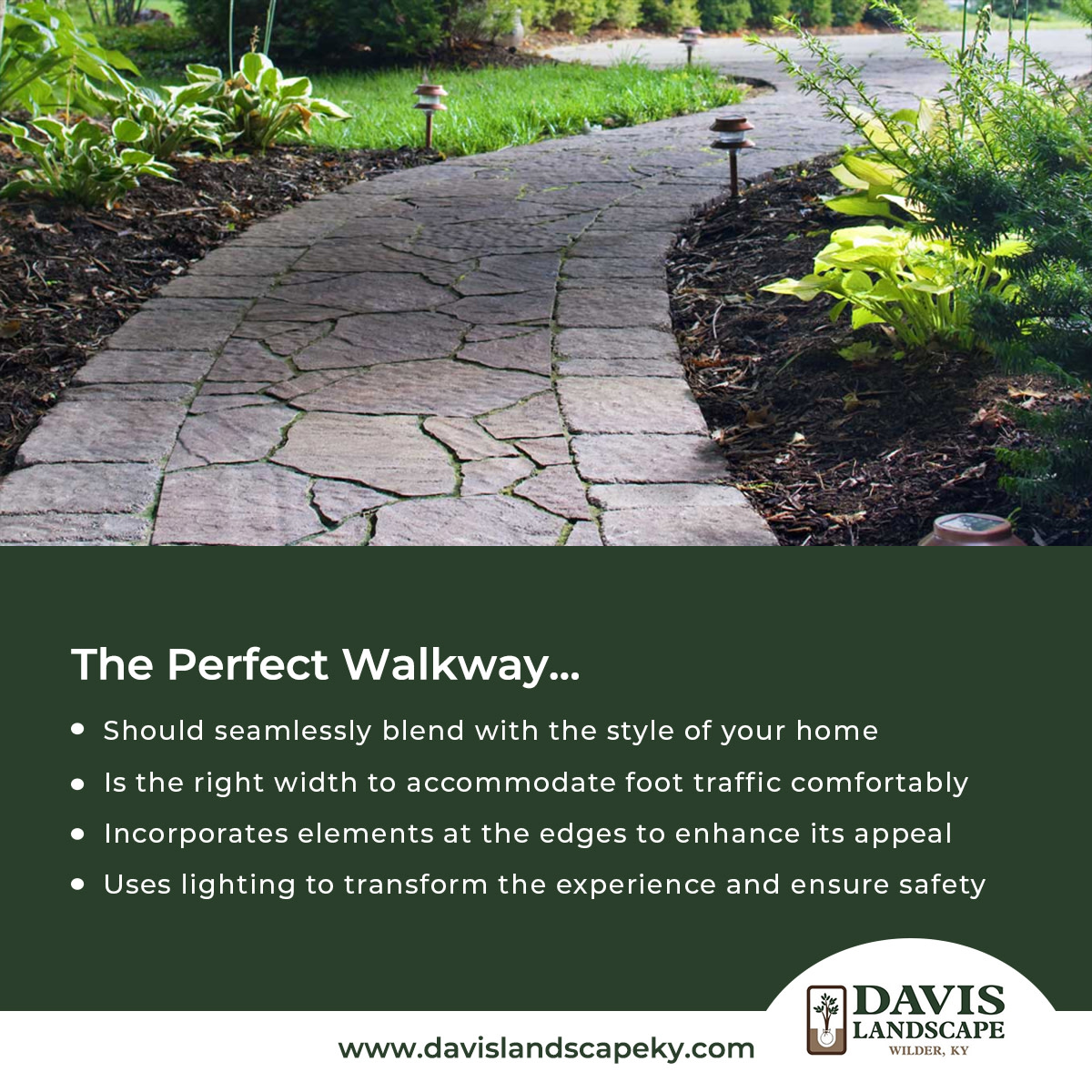 LandscapeDavis's tweet photo. Design Tips for the Perfect Walkway...
LEARN MORE... https://t.co/u6rWzaU0du
#landscaping #hardscapes #walkways #pavers #concrete #drainage #homeimprovement #homeandgarden #patios #cincinnati #nky #northernkentucky https://t.co/eBixQPlEHt