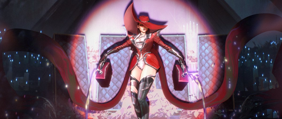 LeagueOfLegends's tweet photo. danger never looked this good. EVELYNN https://t.co/RAawe55efg