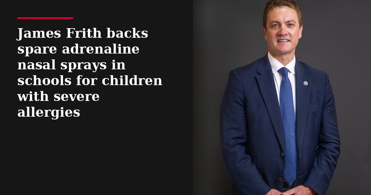 LabourHome_'s tweet photo. 🏫

Health Minister James Frith (@JamesFrith) backs plans to let schools keep spare adrenaline nasal sprays for children at risk of anaphylaxis: it “could be life-saving”.

The medicines regulator (@MHRAgovuk) has opened a UK-wide consultation until 14 December, and parents, teachers and health professionals are urged to have their say.

Read more 👇
https://t.co/APPRV8cabE