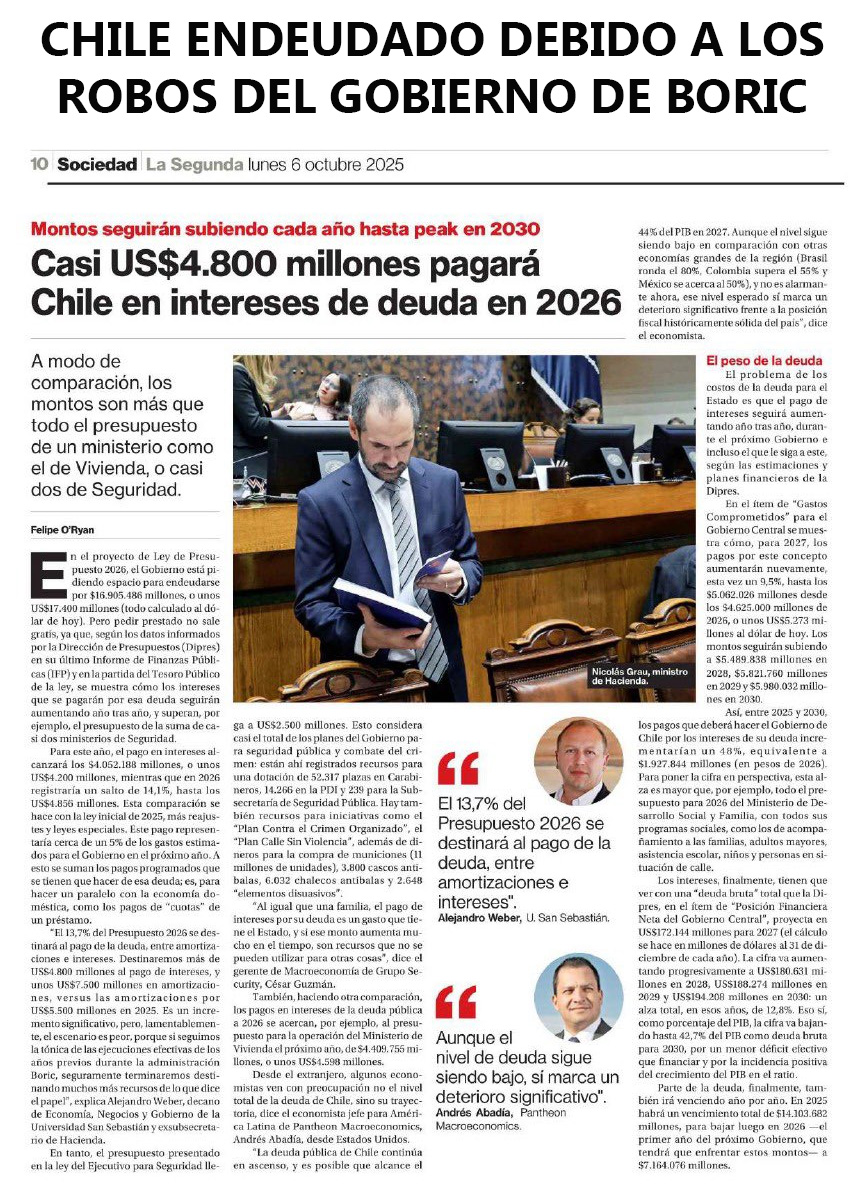 WenaChile's tweet photo. PREGUNTA SERIA

¿ Hay muchas denuncias de fraude Ocurridas en el Gobierno de Boric, porque aún no se ha 
formalizado o procesado a nadie?

@GobiernodeChile
 @MinistroRabat
 @PresidenteKast

 https://t.co/EVKaW308tS