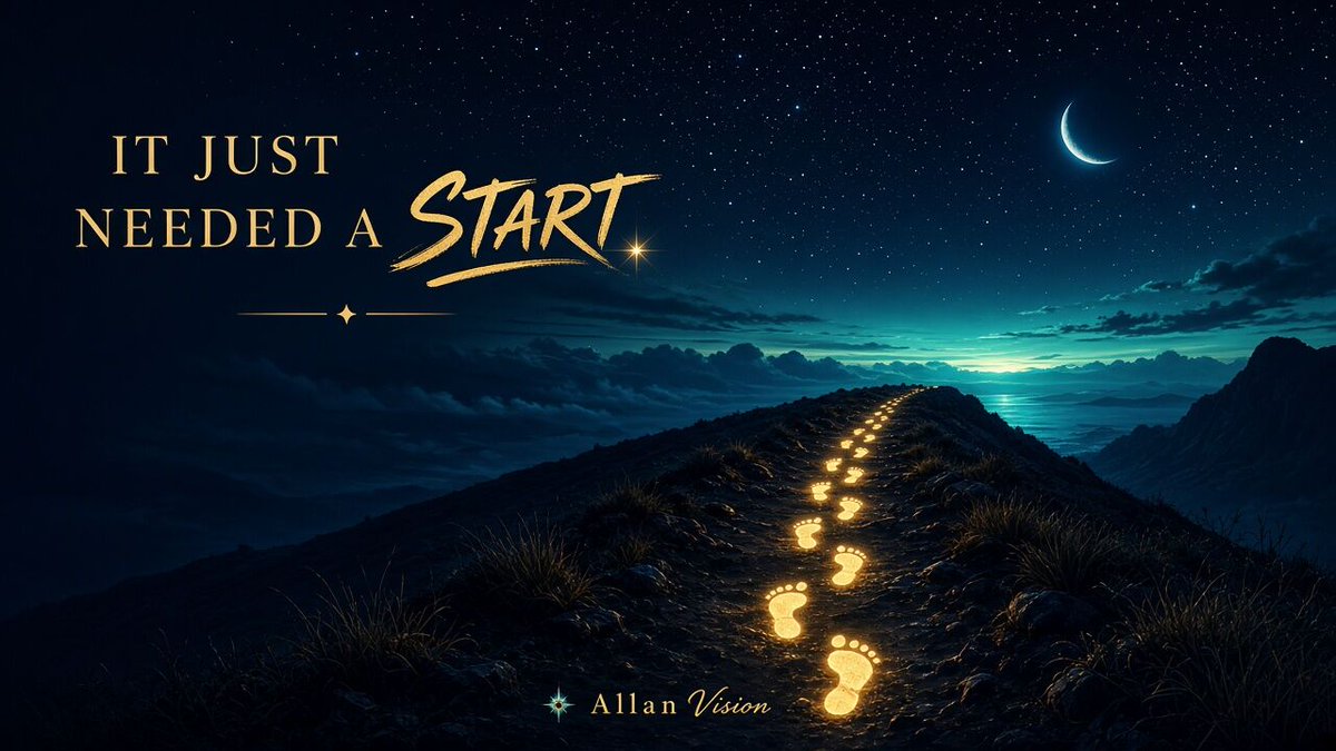 Allan_Vision's tweet photo. Monday wrap 🌙

The week didn't need a perfect start. It just needed a start.

Grateful for everyone who showed up today and kept going, even when it felt slow.

What's one thing you're carrying into tomorrow? https://t.co/1hgxzLTDUM