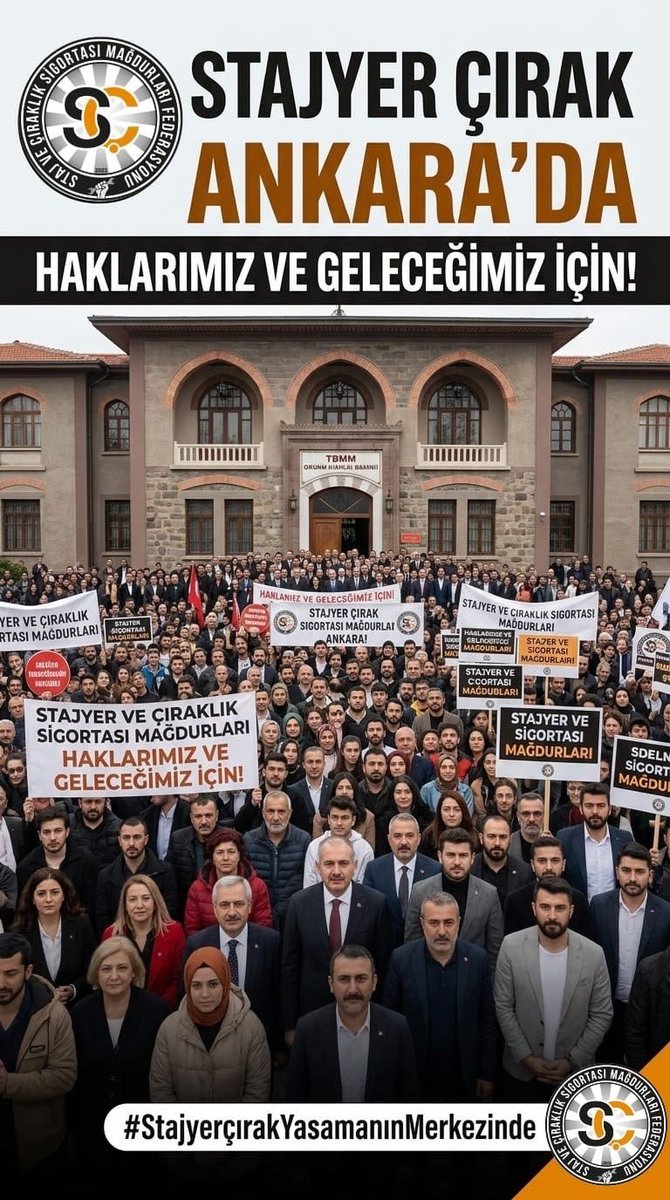 STAJMADURLARID1's tweet photo. Ülke ekonomisine ve üretimine çocuk yaşta katkı sunan stajyer ve çıraklar adalet bekliyor. Haklı talebimiz çözüme kavuşturulmalıdır!

​@ahmetkilic16 @GulizarBicer @AdaletKaya_ @ejderacikkapi

​Stajyer Çırak Ankara’da
#StajyerçırakYasamanınMerkezinde https://t.co/6uyYfCZTt0