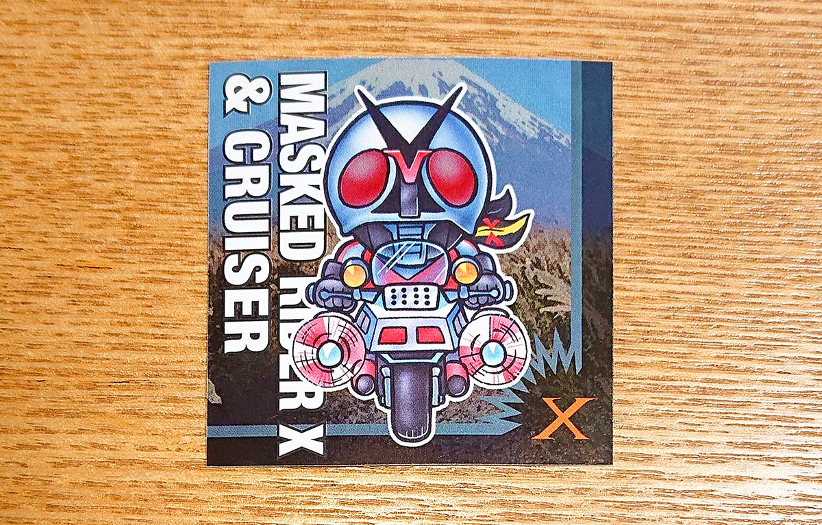 peacewood3's tweet photo. #SD仮面ライダースナック
・スーパー1
・アマゾン
・X＋クルーザー
・イカデビル
スーパー1のファイブハンドは、今や定番化したフォームチェンジで能力を切り替えるという要素の先駆けな感じですね。ちなみに好きなハンドはエレキハンド。
最近スナック第2弾が発表されましたね。楽しみ。 https://t.co/1yDYkhc9Yr
