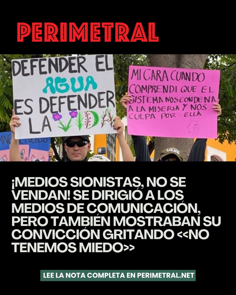 perimetralp's tweet photo. #Provocaciondelasemana

 Te esperamos en https://t.co/iqxVtgoVum

#crisisdelagua #LemusRepresor https://t.co/7NFtZVwGZE