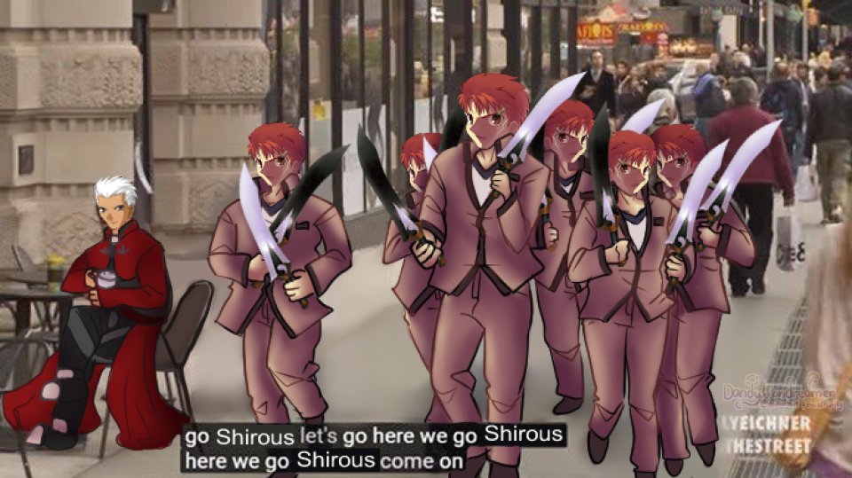 EaShirou's tweet photo. @Szuma2 We jump him woth SWORDS https://t.co/cM5jp9bvuv