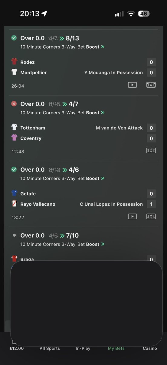 Nat_Dunk's tweet photo. @bet365 you’ve robbed me of a result.  The corner was awarded at 9 minutes. Not on!!! https://t.co/6qkaCUa4qj