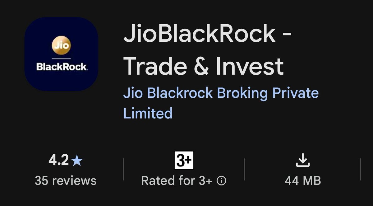 divijmanik_'s tweet photo. Jio BlackRock came with its stock broking app right before Jio Platforms IPO.

Haven't tried the app yet but I'm sure it must be good. https://t.co/1mRAWRYdZH