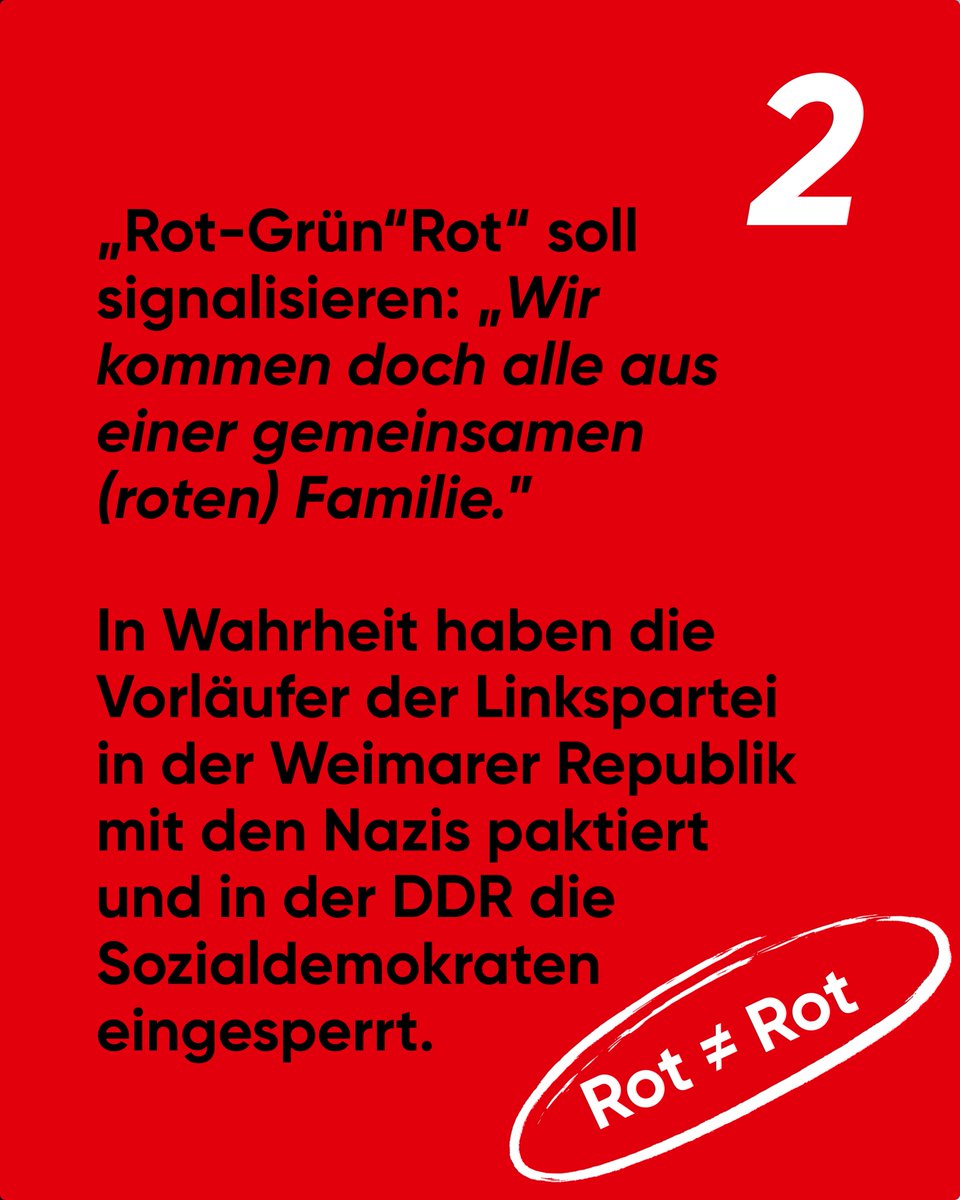 sigmargabriel's tweet photo. Ich halte nichts vom „Rot-Grün-Rot“-Gerede. Die Linkspartei will sich mit dem guten Ruf der SPD salonfähig machen. Doch Rot ist nicht gleich Rot: #EchteSozis bauen Wohnungen, statt Milliarden für Enteignungen auszugeben, und brauchen keine Klarstellung gegen Antisemitismus. https://t.co/XCIYdl5eua