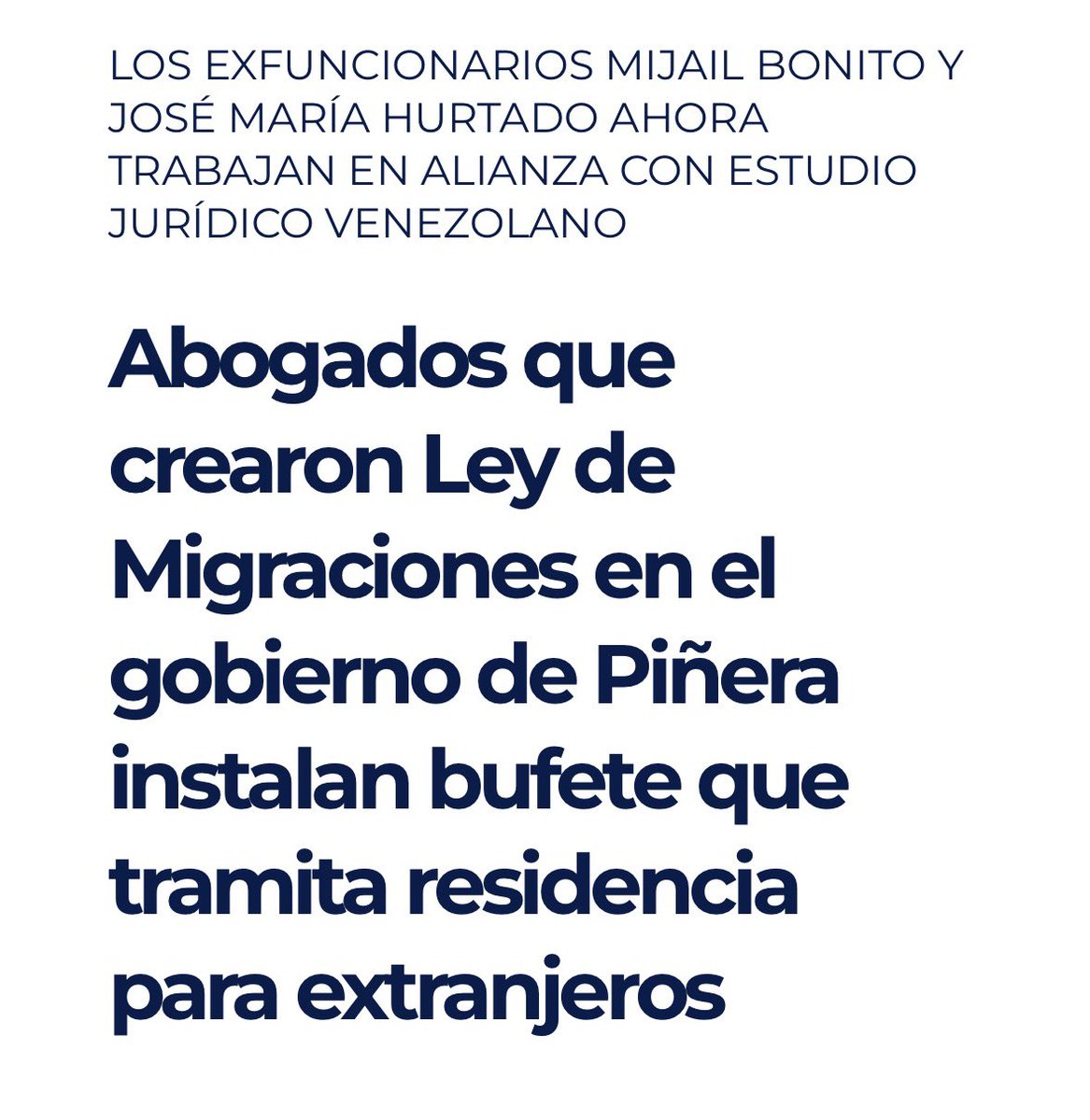 Noname0303789's tweet photo. @ElisaTronn @narbonachile La mayoría de Chilenos votó para ser colonizados. Ya no hay vuelta atrás https://t.co/cPLA6YbqtG