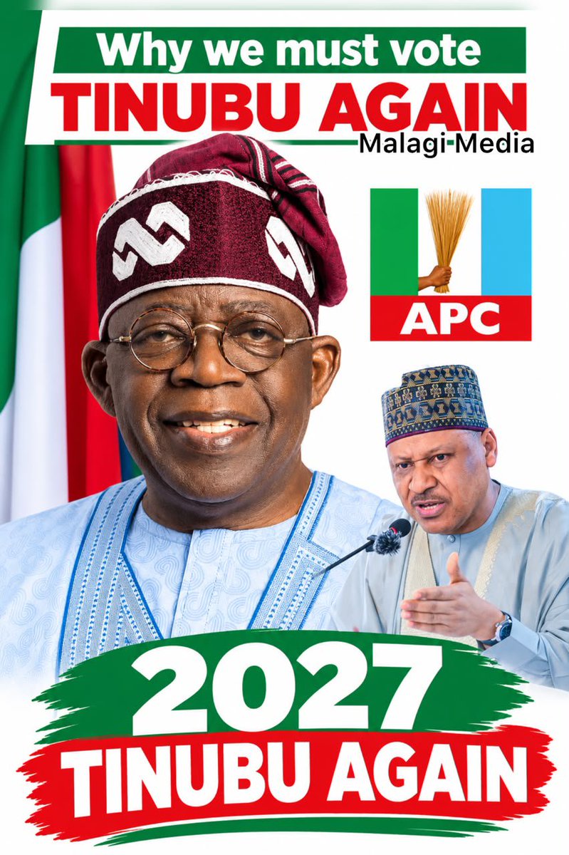BanjiComr's tweet photo. Looking ahead to 2027, continuity and sustainable development are key. That’s why the movement stands firmly behind Tinubu Again.  
#Tinubu2027 #APC https://t.co/wzqhAYe3xa