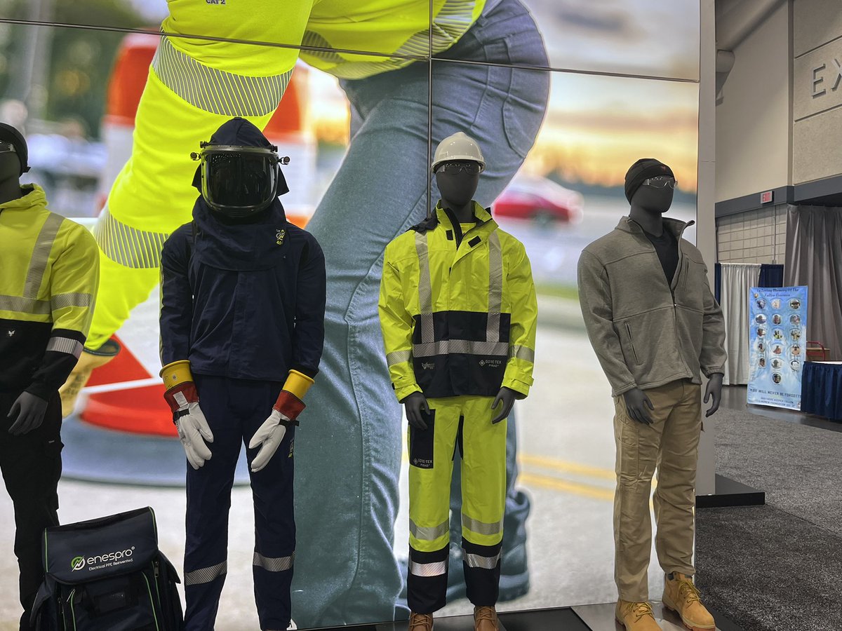 thinkNSA's tweet photo. Gear built for the line was front and center at the International Lineman’s Rodeo!

We came together as One NSA to connect with the lineman community and showcase FR workwear and equipment. Thanks to everyone who stopped by!

#LINEMANSRODEOKC #AmericasSafetyChoice https://t.co/osNSoXtQNf