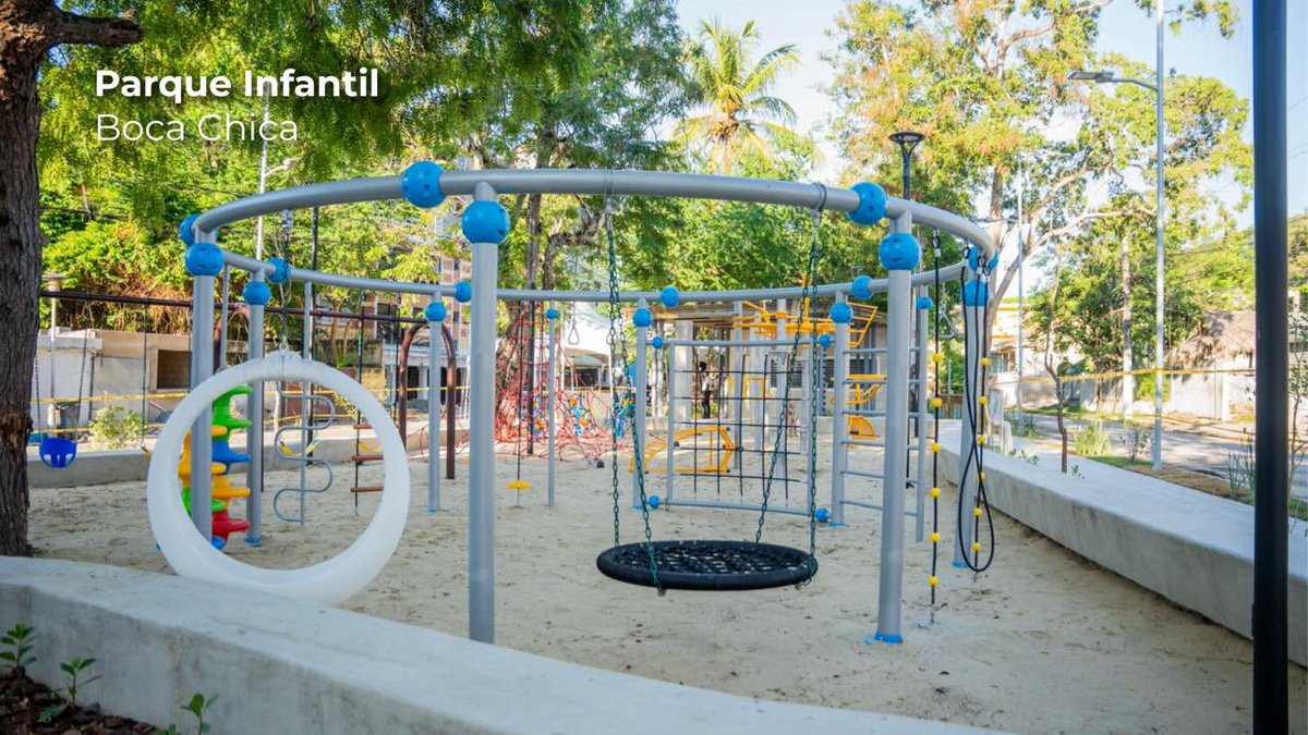 DavidColladoM's tweet photo. ¡Un domingo de grandes avances para Boca Chica! 

Ayer entregamos cuatro obras que transforman espacios públicos, fortalecen nuestra identidad y contribuyen al bienestar de la comunidad: el Parque Central, el Parque Infantil, la Plaza Caracoles y la iglesia San Rafael Arcángel.

Seguimos impulsando obras que mejoran la vida de nuestra gente y aumentan en valor nuestro destino.