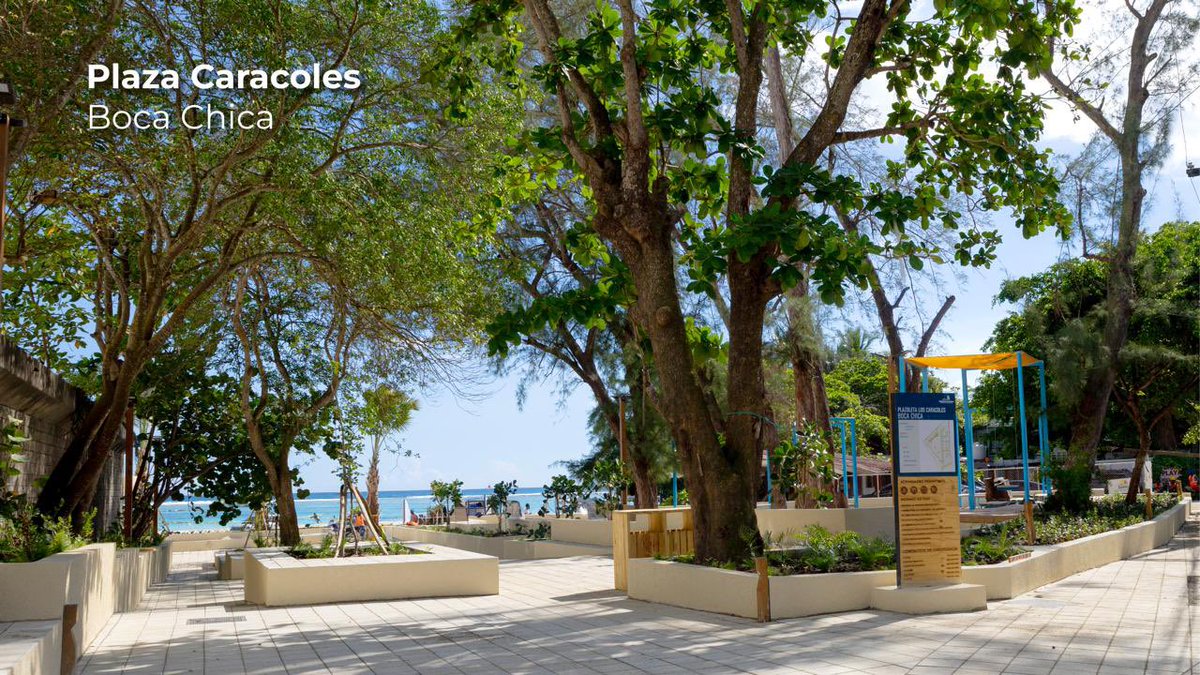 DavidColladoM's tweet photo. ¡Un domingo de grandes avances para Boca Chica! 

Ayer entregamos cuatro obras que transforman espacios públicos, fortalecen nuestra identidad y contribuyen al bienestar de la comunidad: el Parque Central, el Parque Infantil, la Plaza Caracoles y la iglesia San Rafael Arcángel.

Seguimos impulsando obras que mejoran la vida de nuestra gente y aumentan en valor nuestro destino.