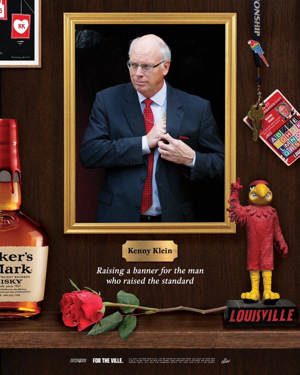 LouisvilleMBB's tweet photo. He spent his career celebrating Louisville’s legends. Now, he’ll take his rightful place among them.

On Jan. 2, we’ll honor Kenny Klein with a permanent place in the rafters of the KFC Yum! Center. We love you, Kenny. ❤️

More Info: https://t.co/Ophh3OJpAI

#GoCards https://t.co/HywTHlpZWs