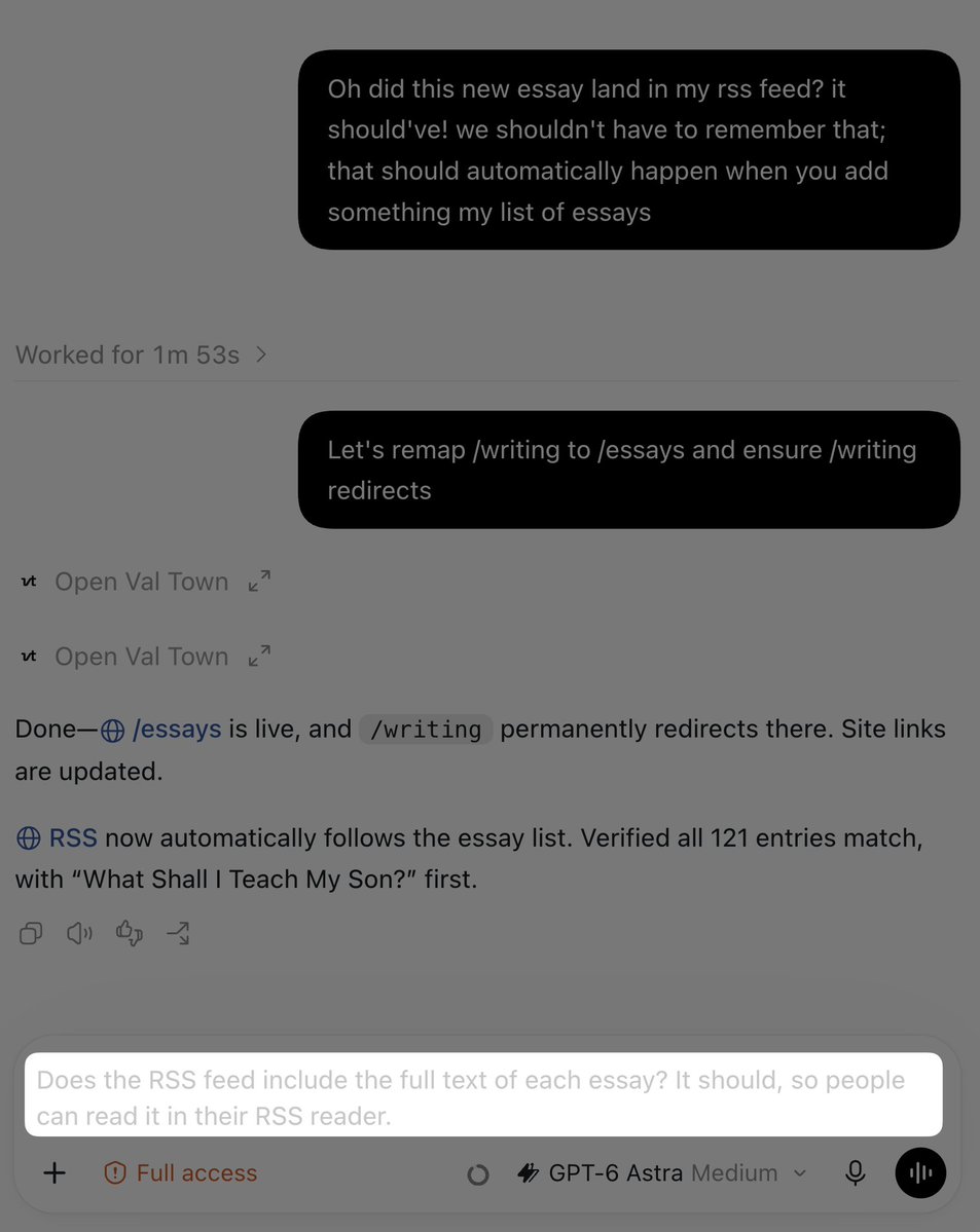 stevekrouse's tweet photo. the new suggested-next-prompt in codex is scary good https://t.co/rNgBcds3A8