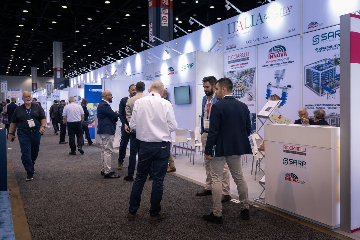 ITAChicago's tweet photo. @ITAChicago alongside @UCIMAorg will be featuring the Italy Pavilion at @packexposhow 2026! Discover why Italian suppliers continue to transform the North American packaging industry. 

📍 Booth LU-8420
🌐 https://t.co/XaYymlUD3K

#PACKEXPO #PACKChicago #MadeinItaly https://t.co/JAj84YTwTf
