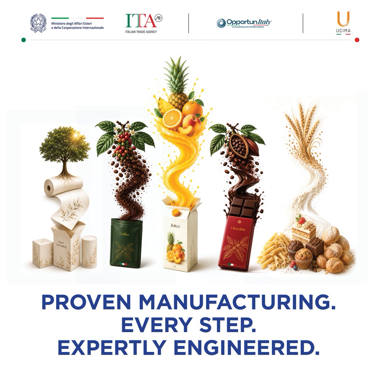 ITAChicago's tweet photo. @ITAChicago alongside @UCIMAorg will be featuring the Italy Pavilion at @packexposhow 2026! Discover why Italian suppliers continue to transform the North American packaging industry. 

📍 Booth LU-8420
🌐 https://t.co/XaYymlUD3K

#PACKEXPO #PACKChicago #MadeinItaly https://t.co/JAj84YTwTf