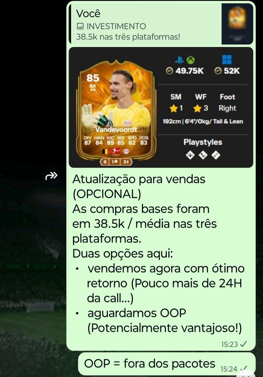 FabioZerbinatti's tweet photo. Alguns resultados 💥🚀 💥🚀💥🚀

#FC27 #EAFC27 #EAFC #UltimateTeam #fc27ultimateam https://t.co/tDwqWX4U7n