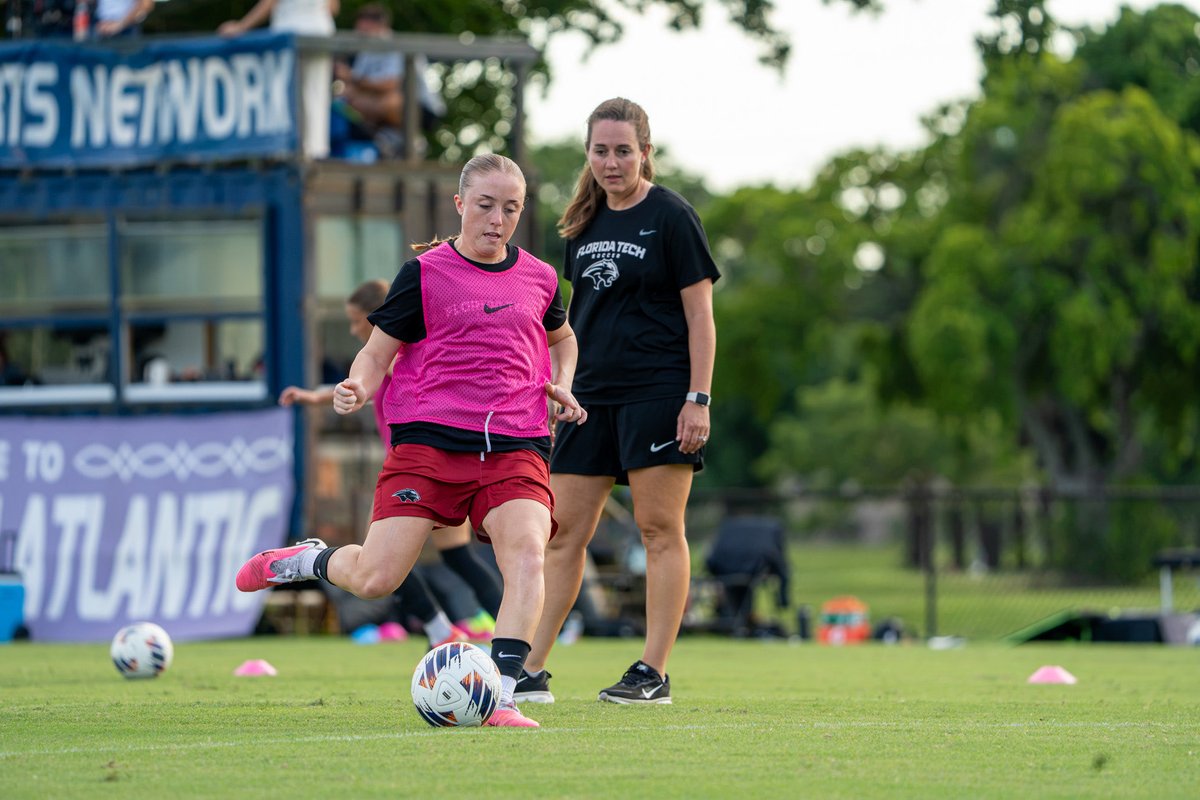 FLTechStatsInfo's tweet photo. Last Wednesday’s win at Palm Beach Atlantic was Katy Freels’ 40th in charge of @FloridaTechWSOC.

She joins Fidgi Haig as the second coach in program history to win 40 games. 

#GoPanthers | #TechBuilt https://t.co/FFfB6STiLr