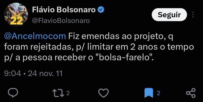 BiazitaGomes's tweet photo. O print é eterno
Flávio chamava bolsa família de "bolsa farelo" 
O mais interessante é que ele dizia anos atrás que queria limitar programa em 2 anos apenas https://t.co/7M0pXZYKfE