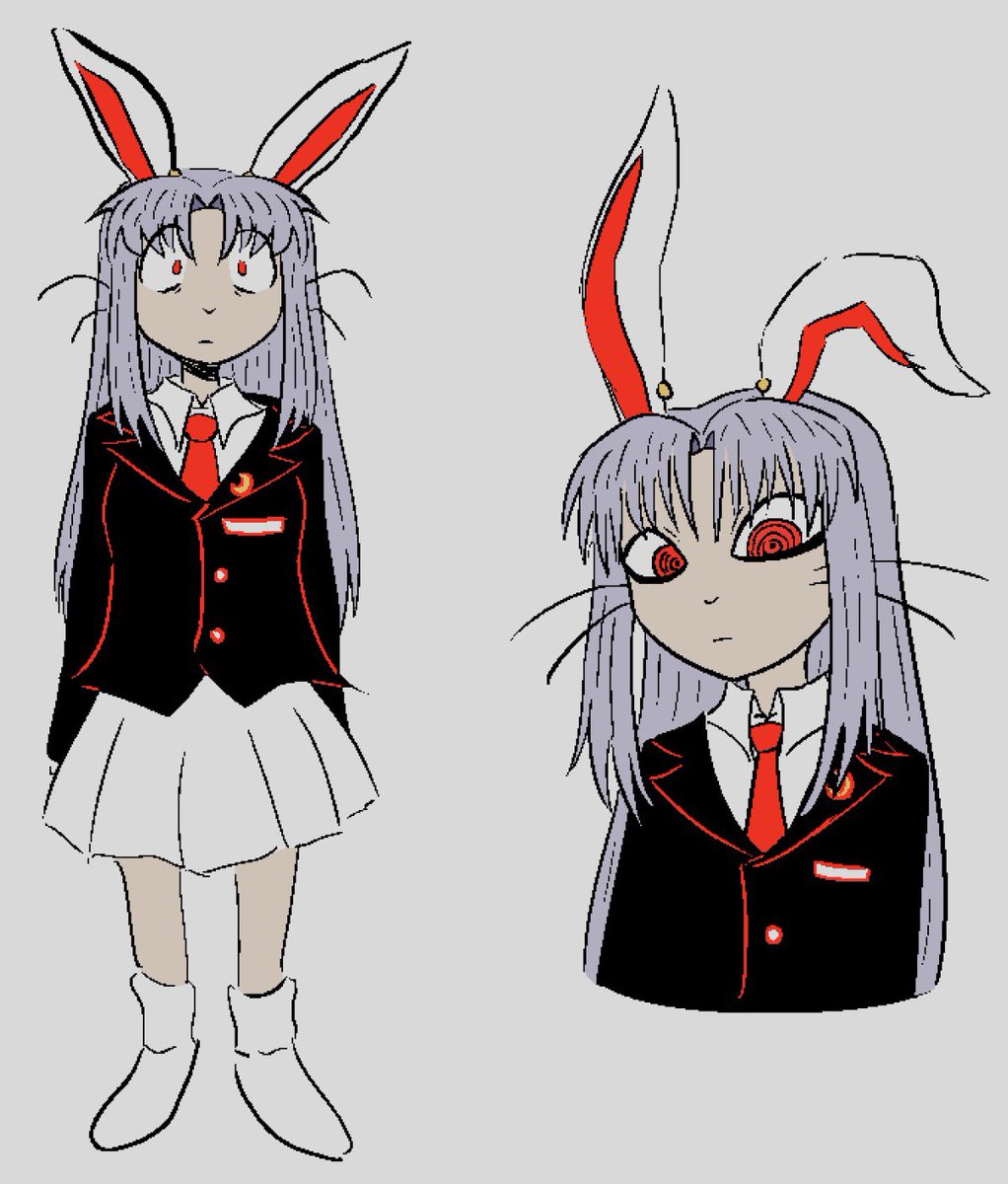 catamavi_'s tweet photo. #touhoutober 
day 19: reisen https://t.co/oPnsQdYQEK