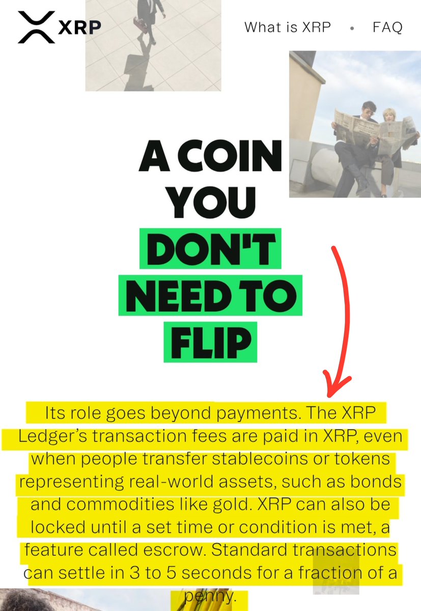 ChartNerdTA's tweet photo. Taken from the new website, it's clear that $XRP is more than just payments. It powers XRPL transaction fees, even for stablecoins and tokenised assets like gold and bonds. Add escrow and settlement in 3-5 seconds for a fraction of a penny, and its utility goes much further 👇🏼 https://t.co/6c8zNtkNky