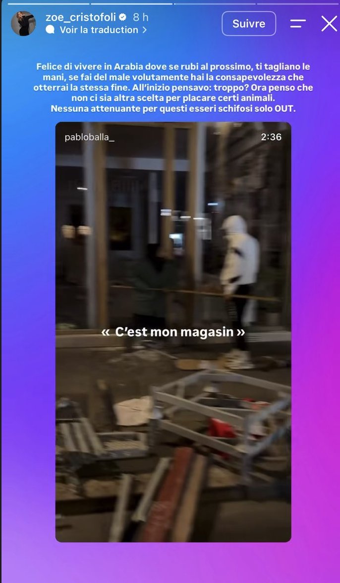 TouchlineX's tweet photo. 🚨🗣️ 𝗡𝗘𝗪: Theo Hernández's wife, Zoé Cristofoli, has PRAISED Saudi Arabia's strict justice system while criticising the violence she says she has witnessed in France and Italy!

"I'm happy to live in Saudi Arabia, where, if you steal from someone, they cut off your hands, and if you deliberately do something wrong, you know you will face the same fate."

"At first, I thought it was excessive. Today, I think there is no other solution to control certain people. No mitigating circumstances for these disgusting individuals. Get rid of them!"

She also says she wants to remain in Saudi Arabia for as long as possible:

"If God wills it, I will stay here as long as possible."

"I am and always will be proud to be Italian. Proud of my roots, the values I grew up with and the importance of family."

"I am not racist and never will be. But when I see the images of violence and urban unrest in Italy, France and other European countries, I think it has become too easy to simply comment on what is happening."

"Violence is never justifiable. But instead of focusing only on the consequences, perhaps we should have the courage to ask ourselves why we have reached this point."

"What went wrong? What has been underestimated over the years? Why have certain situations become so difficult to manage?"

"Asking these questions does not make someone racist. It means wanting to understand a problem before it becomes even bigger."

"Ignoring a problem will not make it disappear. If things are already like this today, what will tomorrow look like?"