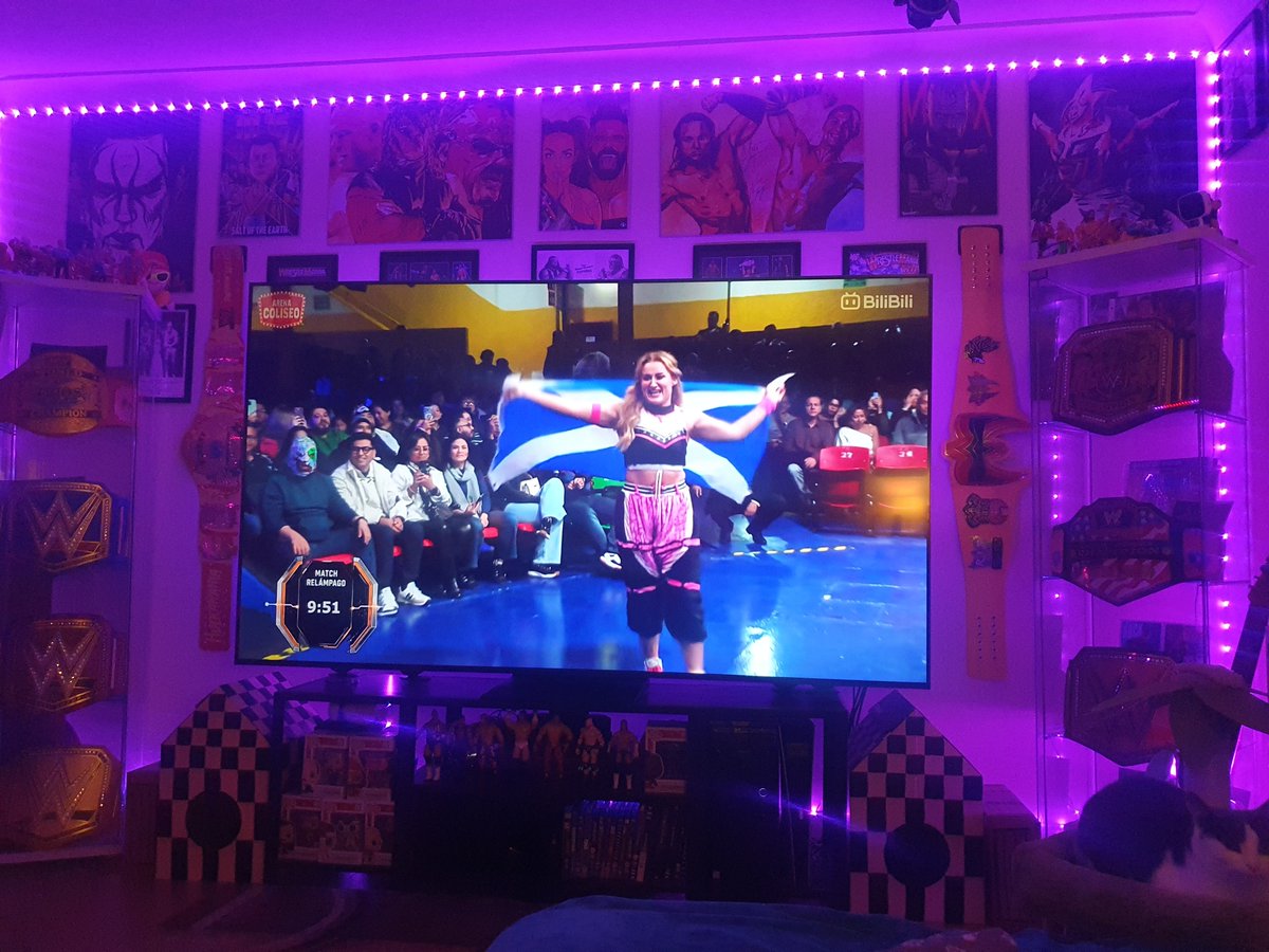 Wrestlingpope83's tweet photo. Time for some #CMLL! Watching the 100% Femenil show from Arena Coliseo on 17 October. A fantastic card featuring Momo Watanabe, AZM, Miyu Amasaki, Emersyn Jayne and Tessa Blanchard, plus the Mexican National Women’s Tag Team Championship on the line. #STARDOM #RevPro https://t.co/pPOsiJjByT