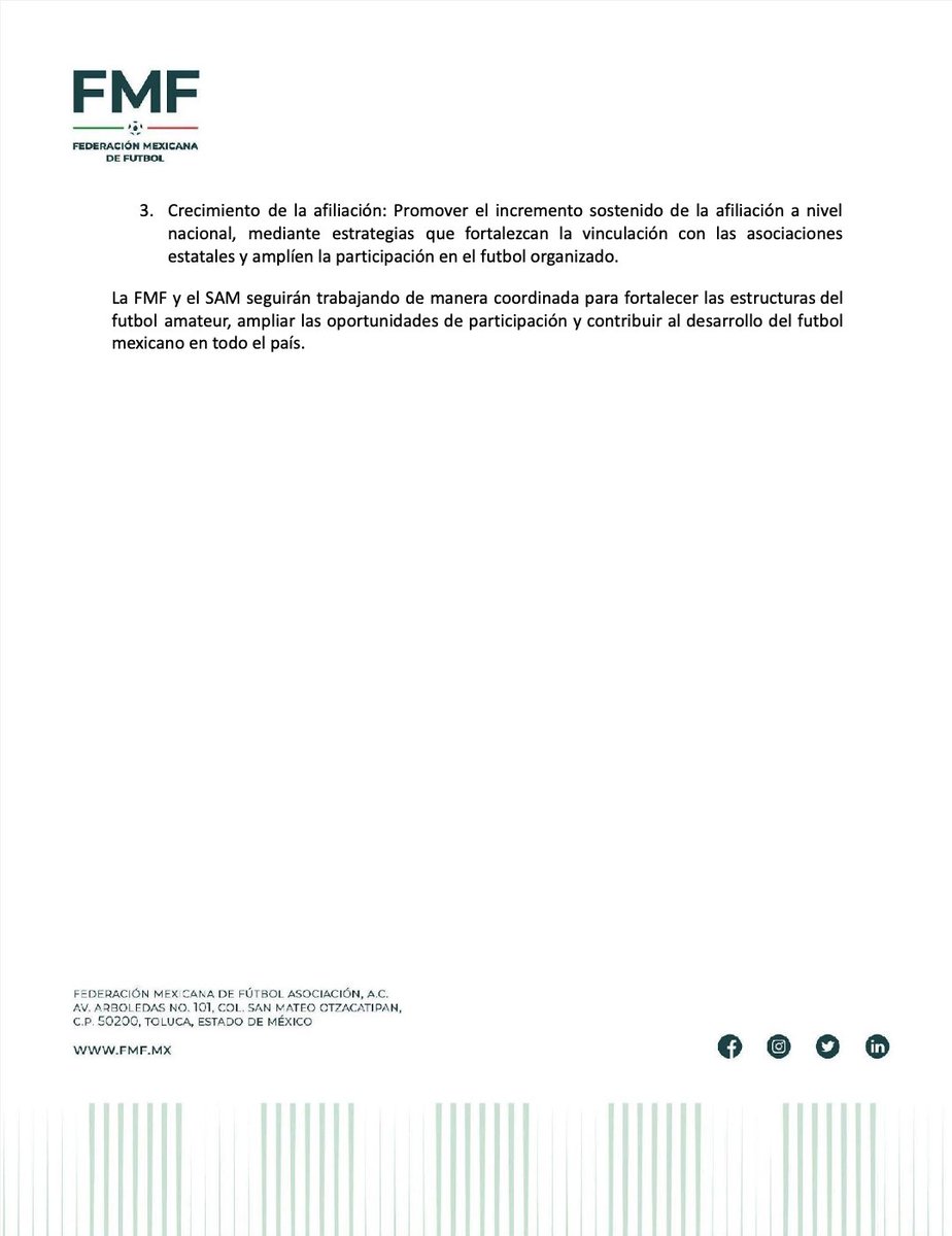 FMF's tweet photo. La Federación Mexicana de Futbol informa:

- El @SectorAmateur de la FMF elige por unanimidad su nuevo Comité Directivo. 
- El Ing. José Antonio Huizar Espinoza, presidente del Sector Amateur, e Ivar Sisniega tomaron protesta al nuevo comité. https://t.co/RXLvm8LEYH