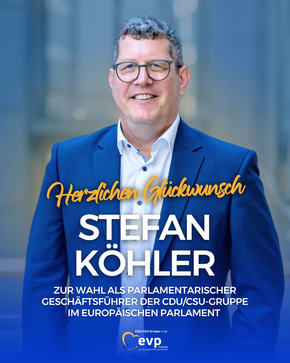 CDU_CSU_EP's tweet photo. Herzlichen Glückwunsch, @KoehlerS9, zur Wahl als Parlamentarischer Geschäftsführer der CDU/CSU-Gruppe!
 
Als Landwirt aus Aschaffenburg mit über 30 Jahren Erfahrung bringt er den nötigen Praxisbezug für die Führung unserer Gruppe mit. https://t.co/98pSewcUkn