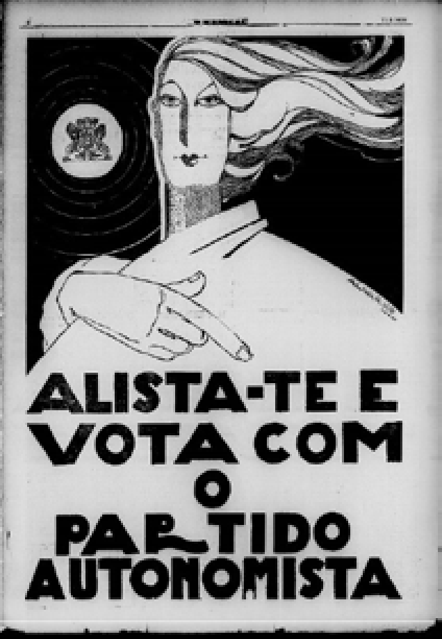 EXLionHeart's tweet photo. Cartaz histórico do Partido Autonomista do Distrito Federal, fundado por Pedro Ernesto para defender a autonomia política da cidade do Rio de Janeiro. https://t.co/qCF5IaiNTS