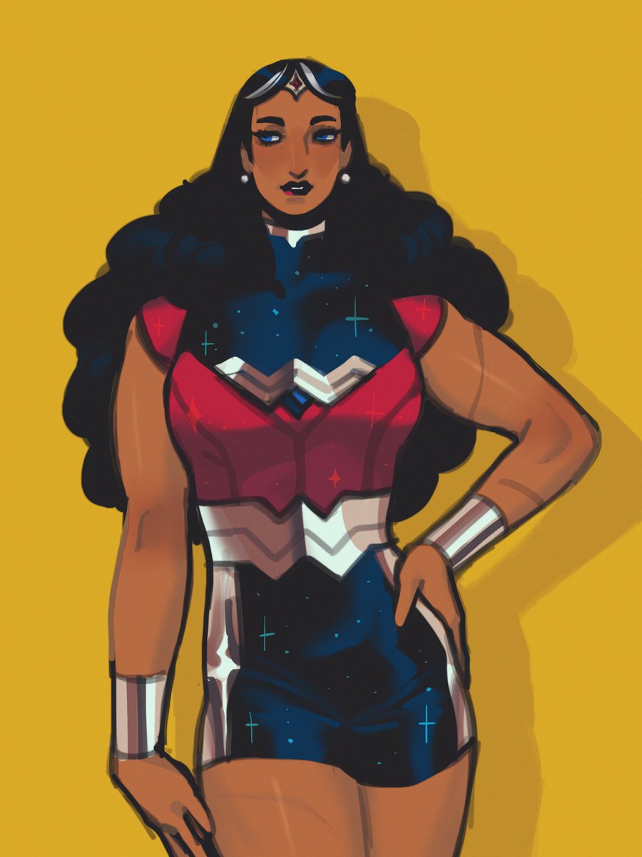 AsDrawnByGinger's tweet photo. Every time I draw Wonder Woman she looks different https://t.co/rxL9parpkK