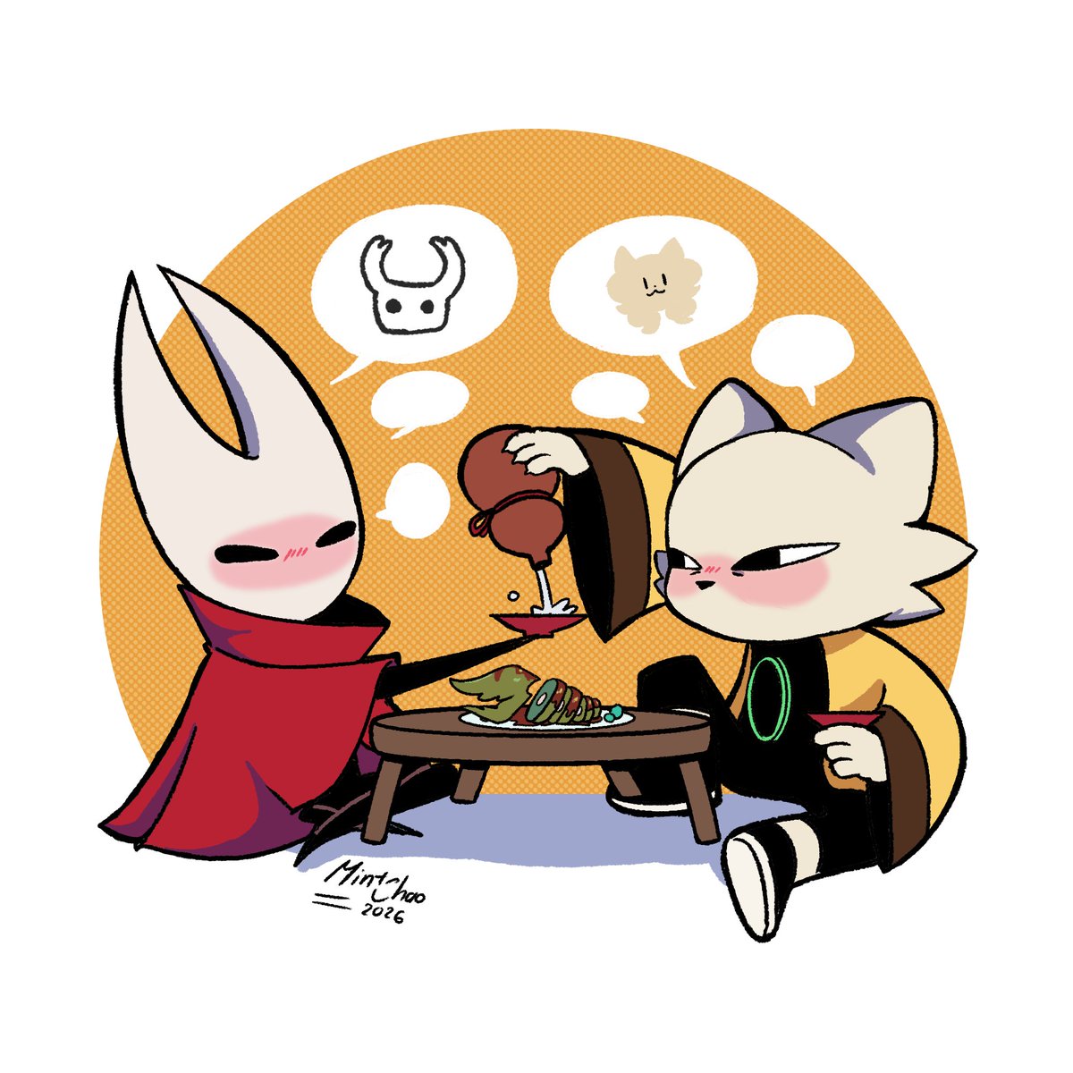 Mint_Chao205's tweet photo. "My little sister turned into a flower"
"That's rough buddy"
😭😭😭
#hollowknight #ninesols https://t.co/2n8aWdXrNB
