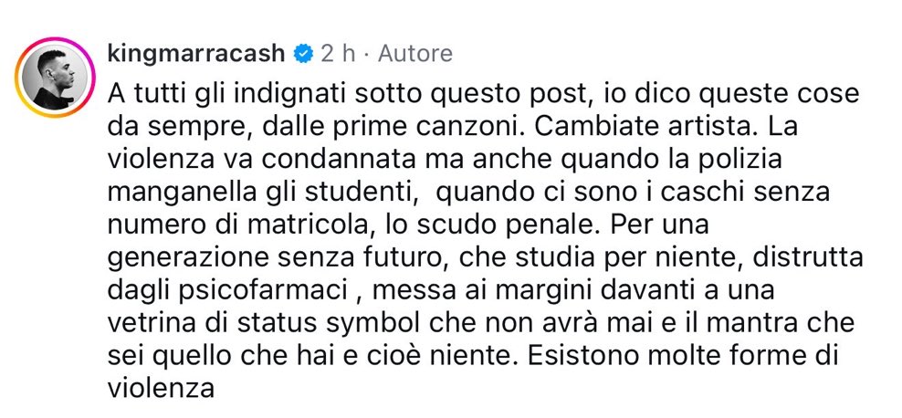wascrivodizain's tweet photo. più Marra meno influencer inutili https://t.co/H2GGsd3TFO
