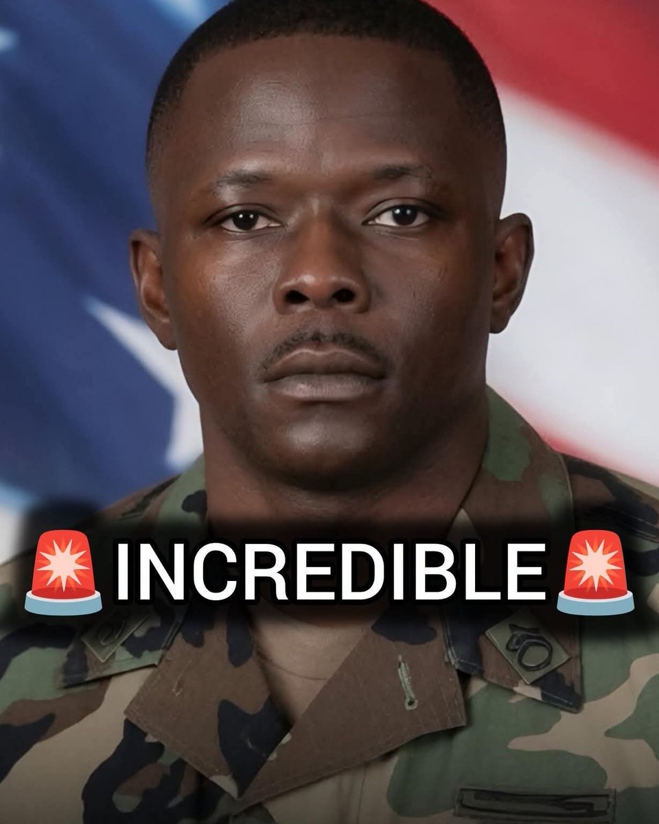 ag_0012's tweet photo. 🚨INCREDIBLE: He was burning alive, yet he kept re-entering the burning Bradley Fighting Vehicle until all six soldiers and the Iraqi interpreter were safe.

Burns covered 72% of his body. His first words were, ‘How are my boys?’ He died three weeks later.

It took 16 years for him to receive the Medal of Honor. HIS NAME IS SERGEANT FIRST CLASS ALWYN C. CASHE, NEVER FORGET!