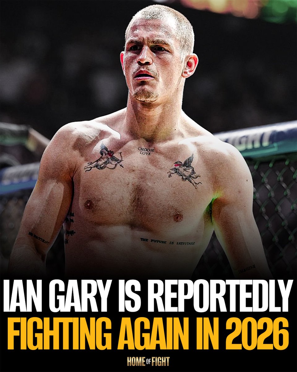 Home_of_Fight's tweet photo. 🚨👀 Ian Machado Garry is set to fight once more in 2026, and will reportedly be fighting in roughly a month.

(via @arielhelwani) https://t.co/emI7UAN7AT