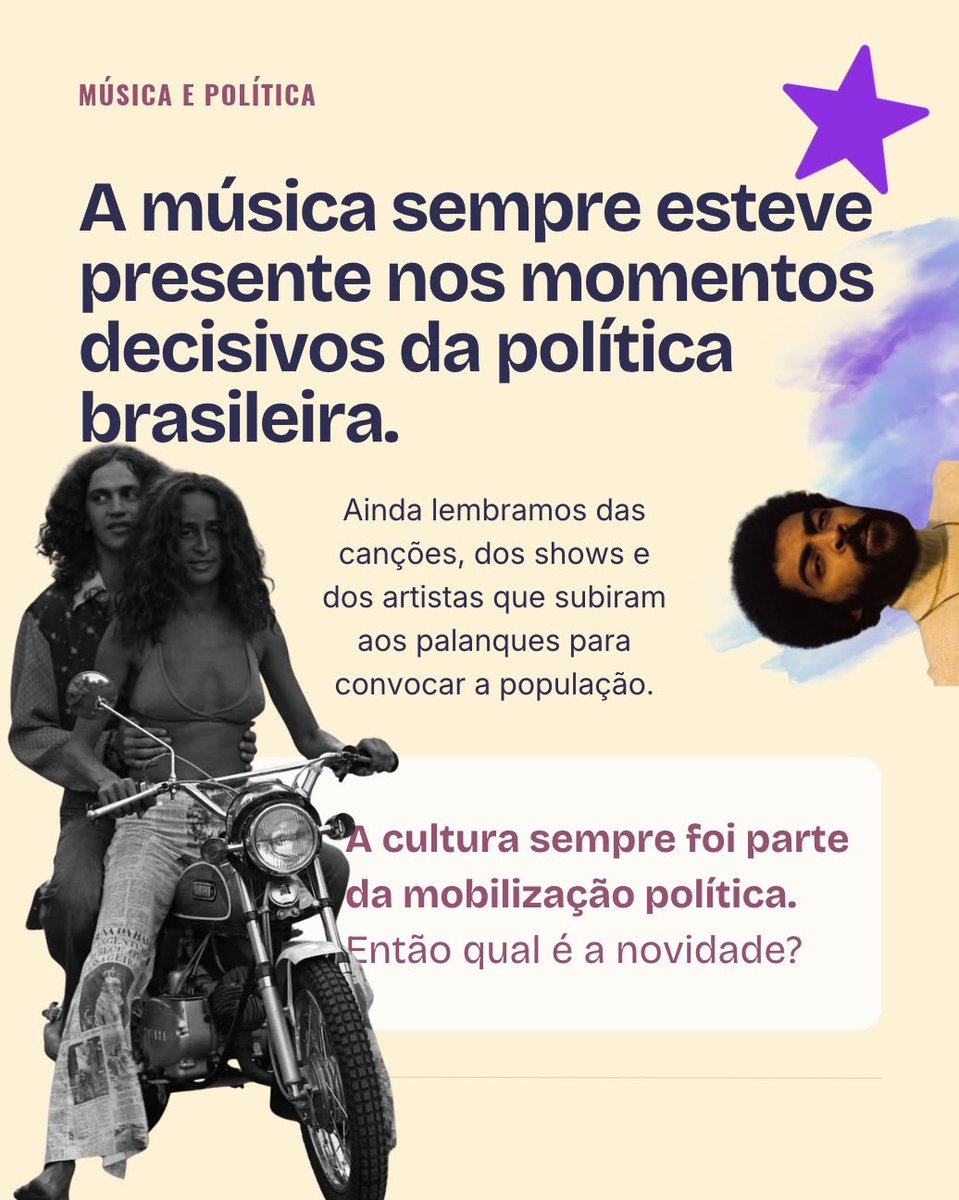 ARMY_HTP's tweet photo. Na reta final das eleições de 2026, fandoms entraram na conversa política. Pra muita gente foi surpresa. Pra quem acompanha os fãs de perto, não. 💜

No Le Monde Diplomatique Brasil, Gabi Juns (Galeria Lamparina) e Mariana Faciroli (@MahFacirolii) escrevem sobre como comunidades de fãs construíram, ao longo de anos, uma forma própria de organização coletiva, e por que partidos e movimentos têm muito a aprender com elas.

Quem dizia que a juventude não liga pra política talvez só não estivesse ouvindo na frequência certa.

🔗 Leia o artigo completo no site: https://t.co/TuhgxdwSEu

#TiraOTítuloArmy #PolitizArmy #fandoms #Eleições2026