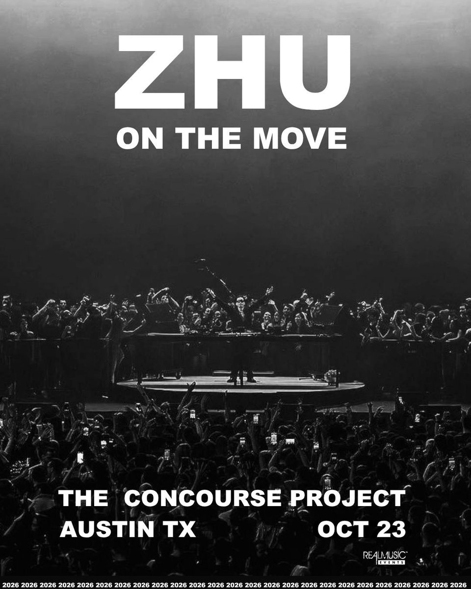 RealMusicEvents's tweet photo. GET READY FOR F1 WEEKEND ATX 🏁

▪️THURS: @benbohmermusic [low tickets]
▪️FRI: @ZHUmusic night one [sold out]
▪️SAT: @IanAsherMusic [sold out]
▪️SUN: @ZHUmusic night two w/ Parallelle [low tickets]

Final tickets &amp; tables: https://t.co/Pm5DrOQH2B https://t.co/aIsWiINClM