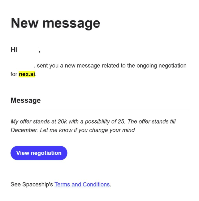 cultra's tweet photo. I don't think I've every seen a worse negotiation message in my life.  Can't be real 

"Here's my offer but I will go higher and let the offer stand for eternity" https://t.co/uCJxsOyXbI