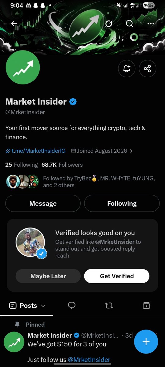 Fetboi2's tweet photo. @Mrbankstips @MrketInsider Yes I am following https://t.co/L7oNUT1dAh
