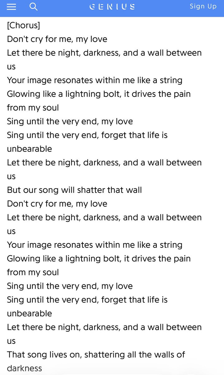 Remellu's tweet photo. These lyrics being in Anastasya's pov about the Third Descender and the Third Descender's pov of Anastasya in regards to their love tragedy simultaneously 💔 https://t.co/Xgn0Ix4TAJ